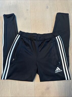 Vintage Adidas Track Pants Jogger Pants with White Three-Stripes